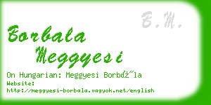 borbala meggyesi business card